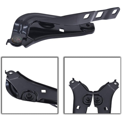 Findmall Hood Hinge Set Steel Black Replacement for 2016-2018 Malibu 1236171 1236170 23134811 23134810