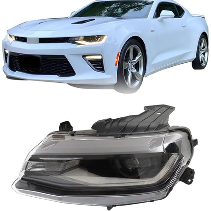 Findmall Headlight Assembly Replacement for Camaro/Camaro ZL1 Front LH