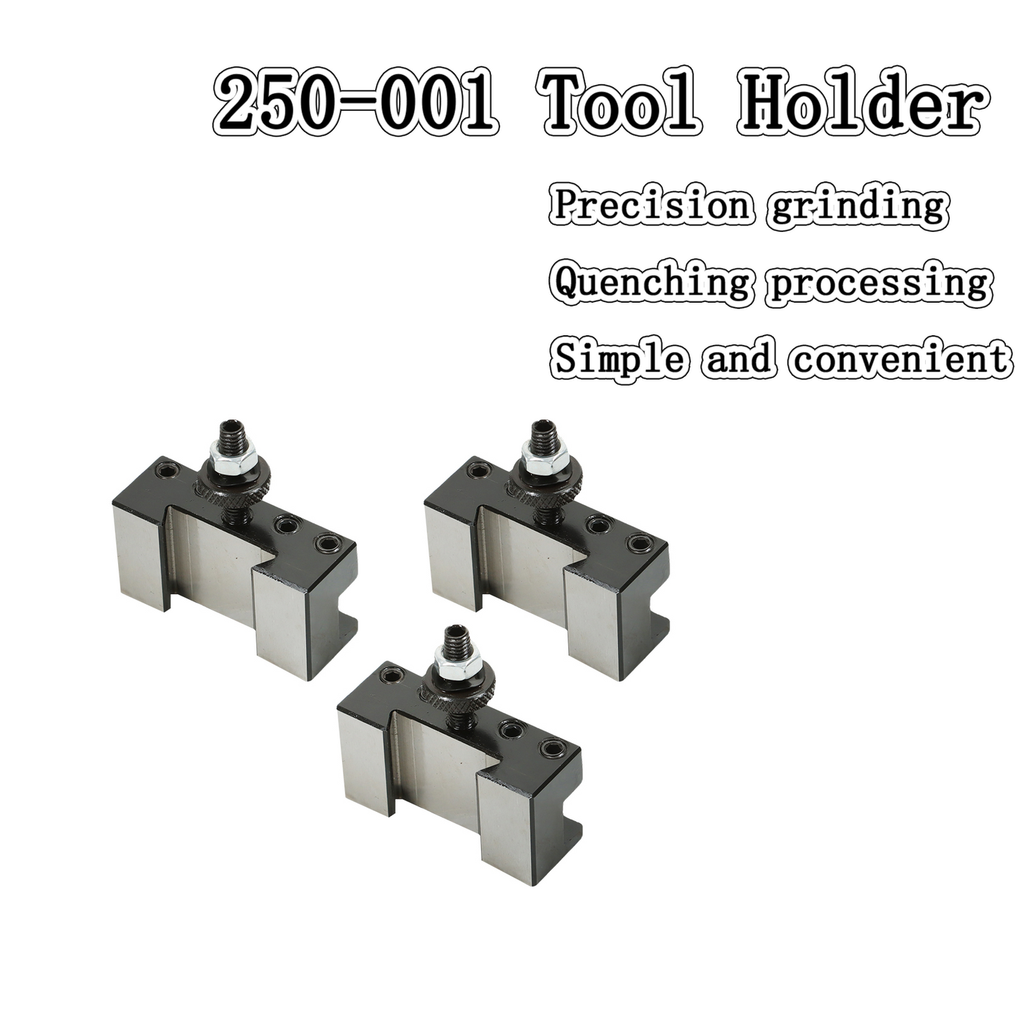 findmall 3Pcs OXA 1 Quick Change Turning & Facing Lathe Tool Post Holder 250-001 Tool Holder Fit for Lathe