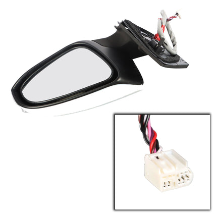 Findmall Side Mirror Signal Lamp Heated Right Passenger Side White Replacement for 2014-2019 Toyota Corolla 8791002G10 TO1321295 87910-02G11