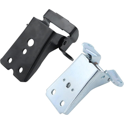 2-Pack Left Right Door Hinge Upper Lower Set for 1980-1996 Bronco F150 F250 - Steel, Standard, Unfinished