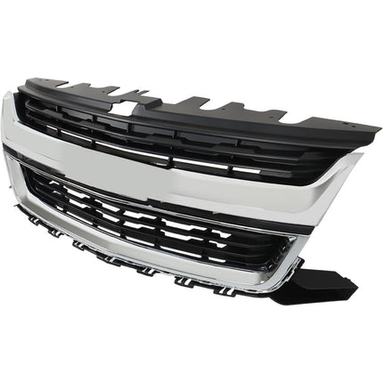 Findmall Black and Chrome Front Upper Bumper Grille Replacement for Colorado 2015-2020