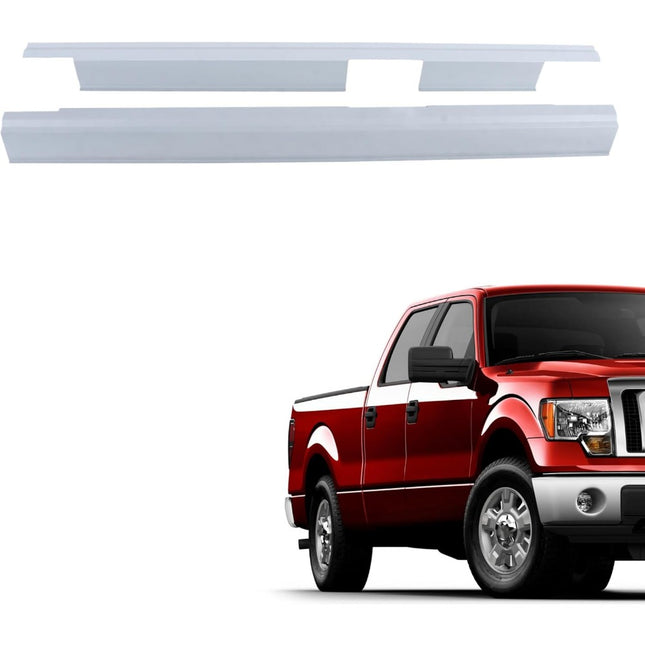 Findmall Slip-On Outer Rocker Panel Pair for 2009-2014 Ford F-150 SuperCrew
