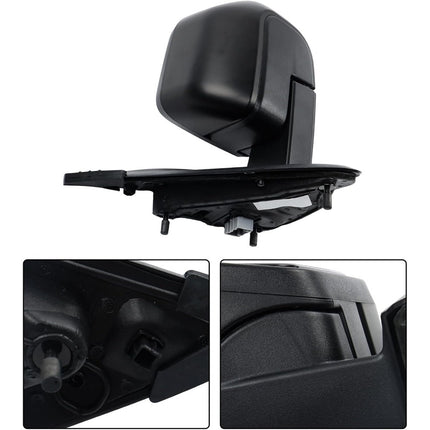 Findmall Driver Left Side Power Heated Mirror Replacement for Maverick 2022-2024 Replacement for NZ6Z17683L w/Blind Spot Matte Black Electric 7-Pin Connector Compatible