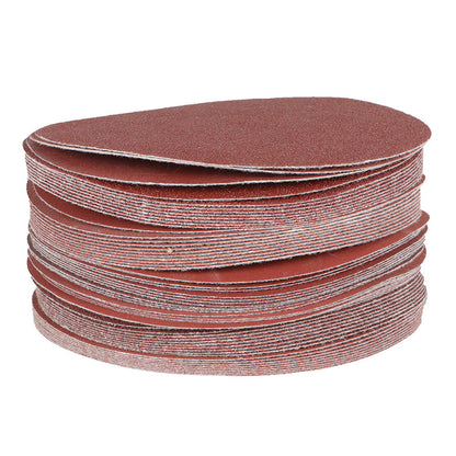 findmall 60Pcs Hook and Loop Sanding Disc 6-Inch No-Hole Aluminum Oxide Sandpaper Include 80 100 120 180 240 400 Grits Fit for Sanding Grinder Polishing Accessories