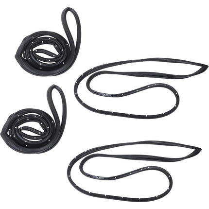 Findmall Rubber Door Weatherstrip Seal Kit for Oldsmobile 88 & GM Sedans, 4-Piece