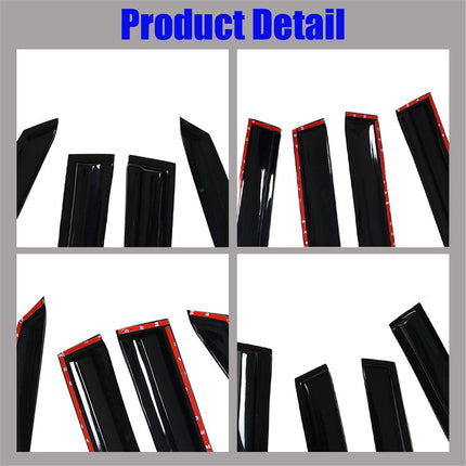 Findmall Side Window Visor Vent Rain Guard Deflector Replacement for 2008-2013 Kia Soul
