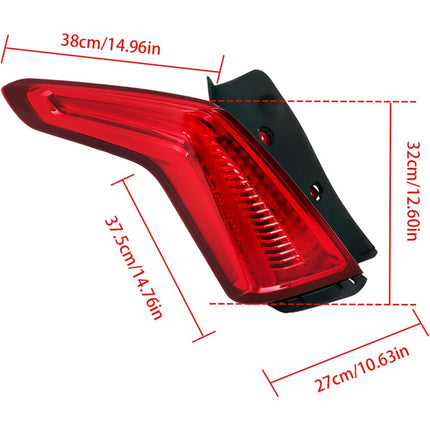 Findmall Outer Tail Light Assembly for 2017–2021 Cadillac XT5 Rear Left Driver Side, Replaces GM2804125