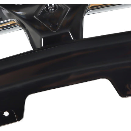 Findmall Front Upper Mesh Grille for 2016-2018 Mitsubishi Outlander, Black with Chrome Trim