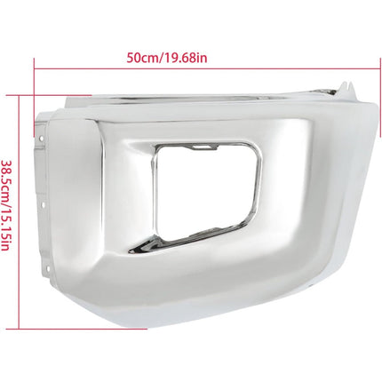 Findmall Front Bumper End Caps for 2014‑2020 Toyota Tundra, without Parking Aid Sensor Holes, 2 Pcs, Replacement for 521130C040 and 521120C040