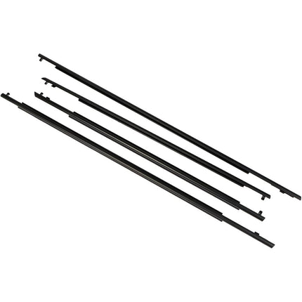 Findmall Door Belt Weatherstrip Molding Kit for 2010-2015 Toyota Prius, 4-Piece