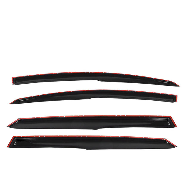 Findmall Window Visors Rain Guard Wind Vent Shade Deflector Replacement for 2013-2019 Nissan Sentra Sedan 4-Piece Set Black
