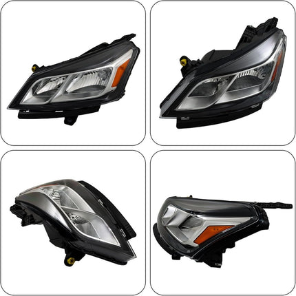 Findmall Driver Side Headlights Assembly Halogen Replacement for Traverse 2013-2017 Housing Chrome Lamp LH 1PC 84262931