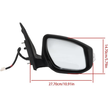 Findmall Power Heated Turn Signal Side Mirror Replacement for Sentra 2013-2019 Replacement for NI1321237 7-Pin Connector Right Side w/Signal Light