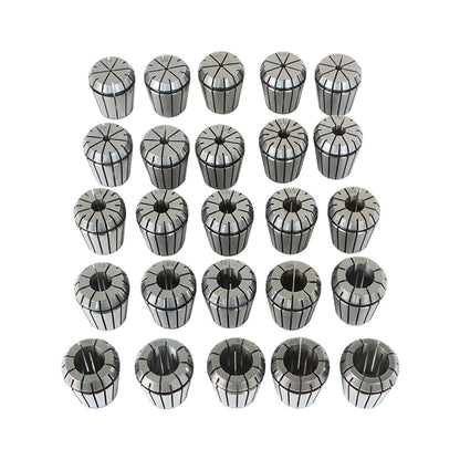 findmall ER32 Collet Set 25Pcs ER32 Collet Chuck Spring Collet Set CNC Engraving Milling Lathe Chuck Tool 1/16-13/16 Inch Fit for CNC Engraving Machine and Milling Lathe Tool