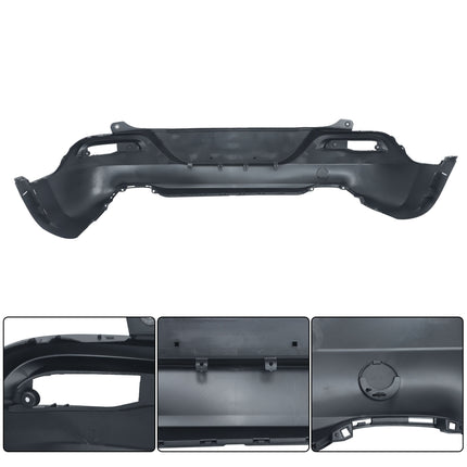 Findmall Rear Lower Bumper Cover for 2014-2018 Jeep Cherokee, Primed