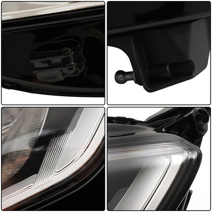 Findmall Headlight Assembly for 2013–2016 Ford Fusion Front Right Passenger Side, Replaces DS7Z-13008-A