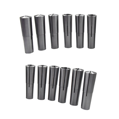 findmall 3MT MT Collet 12 Pcs Set 1/8" - 3/4" With 3/16 1/4 3/8 1/2 5/8 Chuck Fit for Bridgeport