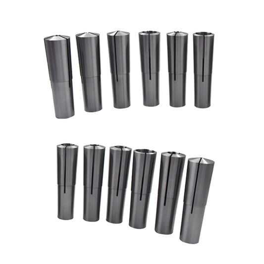 findmall 3MT MT Collet 12 Pcs Set 1/8" - 3/4" With 3/16 1/4 3/8 1/2 5/8 Chuck Fit for Bridgeport