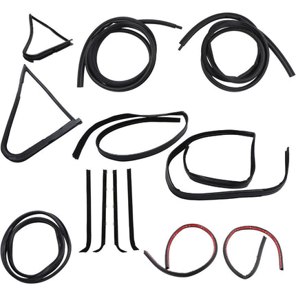 Findmall Window Weatherstrip Kit for 1980-1986 Ford F-Series, KF100613