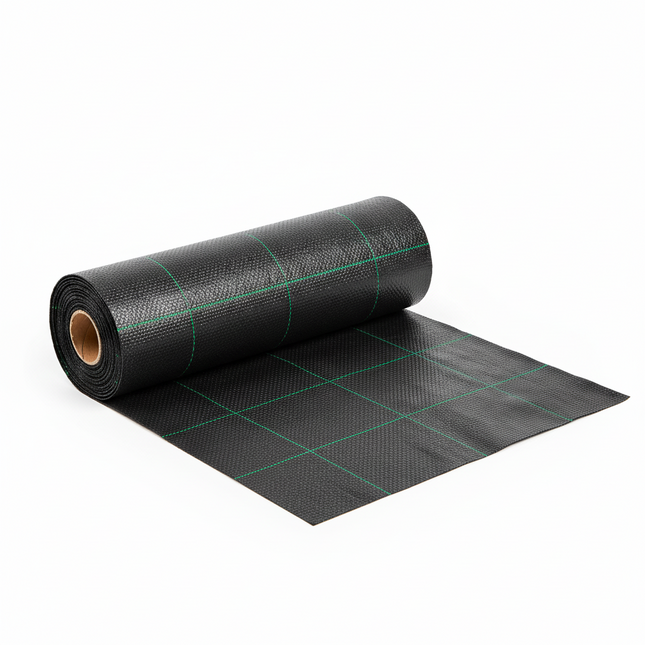 Findmall Woven Weed Barrier Fabric Roll – Heavy Duty Polypropylene Landscape Ground Cover for Garden, Greenhouse & Flower Beds
