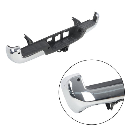 Findmall Chrome Rear Step Bumper for 2016-2023 Toyota Tacoma, TO1103130