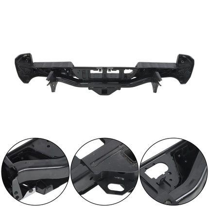 Findmall Chrome Rear Step Bumper for 2016-2023 Toyota Tacoma, TO1103130